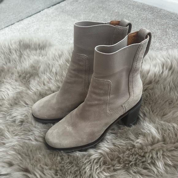 Rag & Bone Bristol suede ankle boots with block heel - Picture 2 of 4